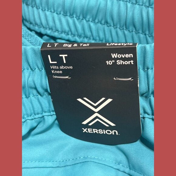 Xersion - Men's 9" Inseam Big & Tall Workout - Teal Lake - LT - Picture 11 of 16